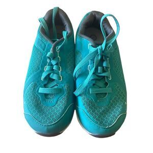 Shimano Womens Turquoise Lace Up Pedaling Dynamics Cycling Shoes Size 5.5